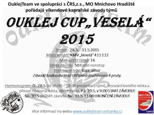 OuklejCup Vesela 2015_plakat